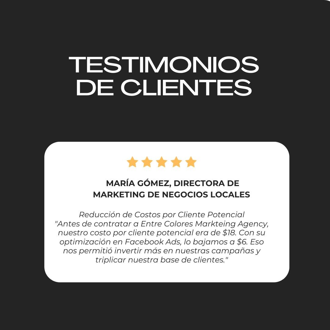 Post para Instagram Testimonio de Clientes Minimalista Blanco